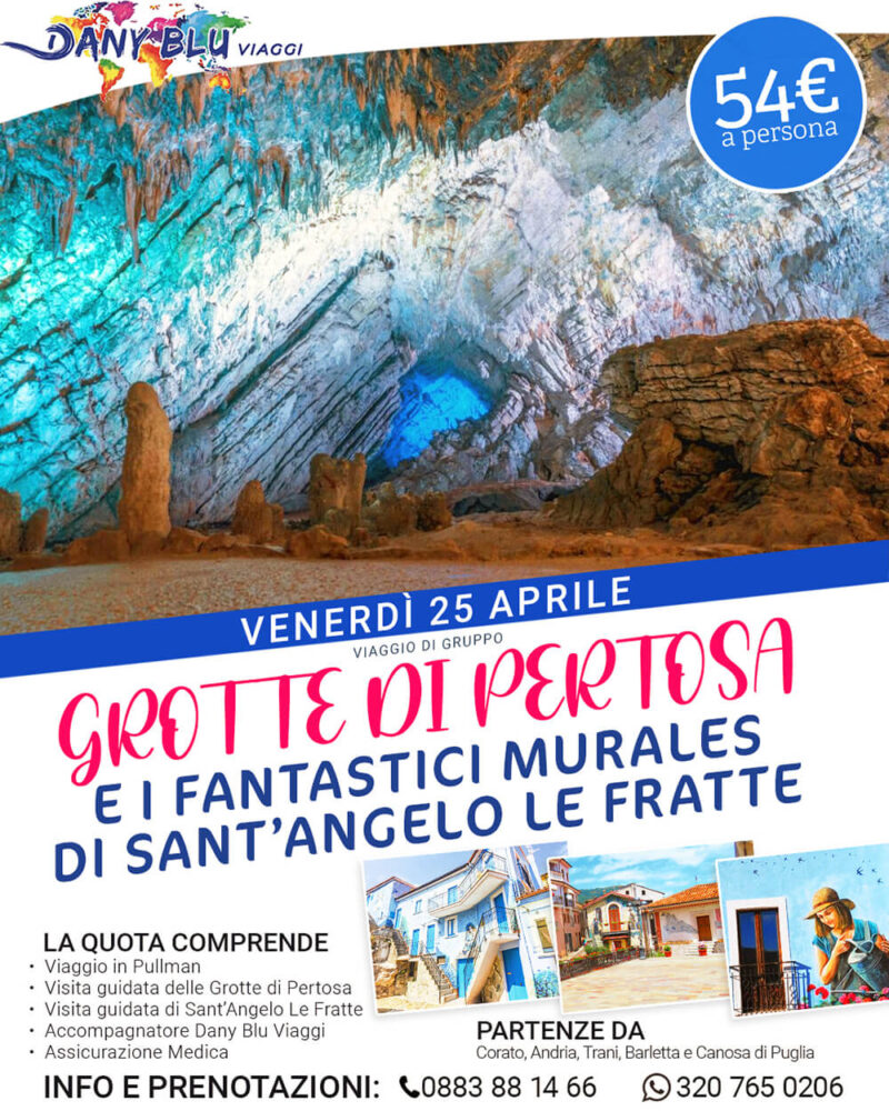 Grotte di Pertosa e i fantastici murales di Sant'Angelo Le Fratte